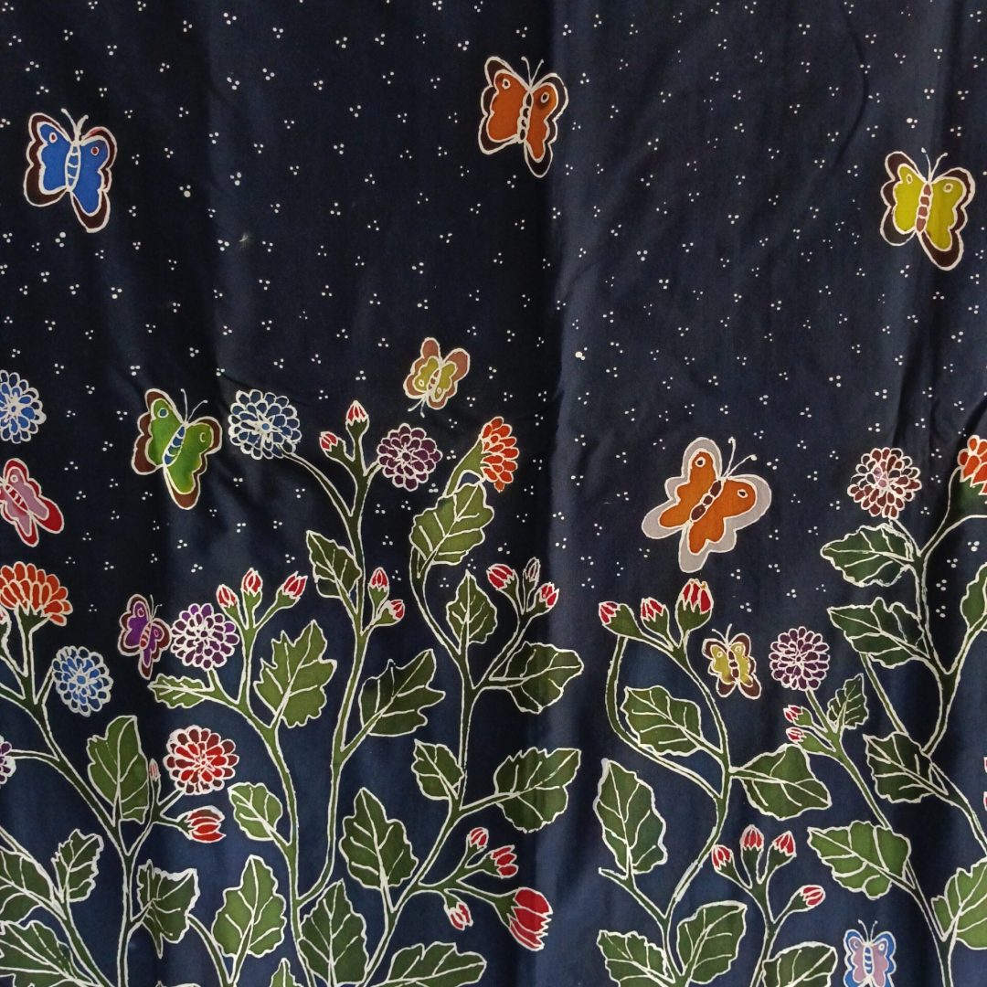 batik tulis bunga kupu